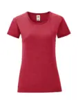 T-shirt donna girocollo manica corta in 100% cotone 150 g