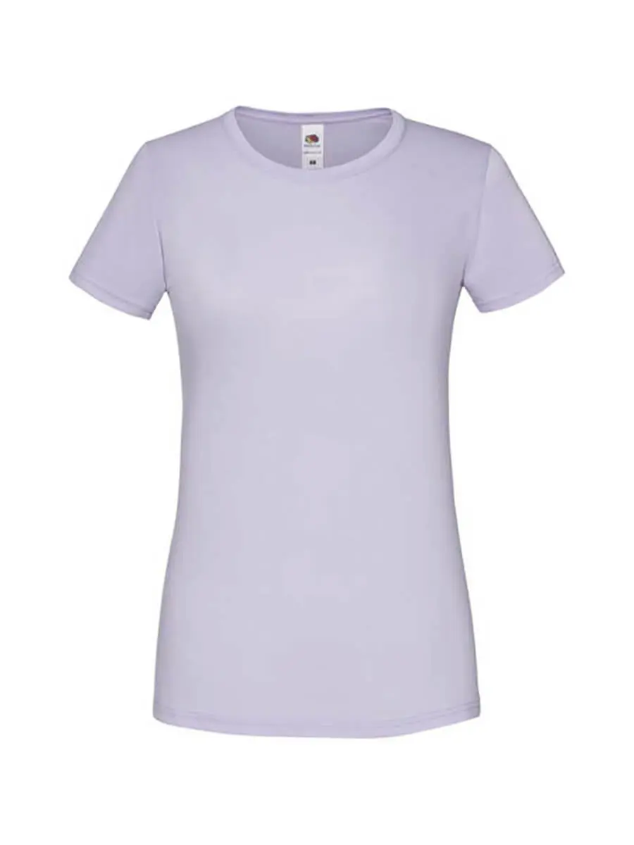 T-shirt donna girocollo manica corta in 100% cotone 150 g Soft lavander T-shirt donna girocollo manica corta in 100% cotone 150 g Soft lavander