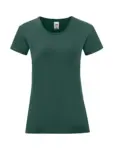 T-shirt donna girocollo manica corta in 100% cotone 150 g