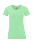 T-shirt donna girocollo manica corta in 100% cotone 150 g