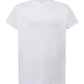 T-shirt donna girocollo manica corta in 100% cotone 155 g Bianco