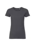 T-shirt donna girocollo manica corta in 100% cotone 160 g