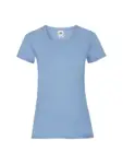 T-shirt donna girocollo manica corta in 100% cotone 165 g