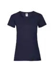 T-shirt donna girocollo manica corta in 100% cotone 165 g
