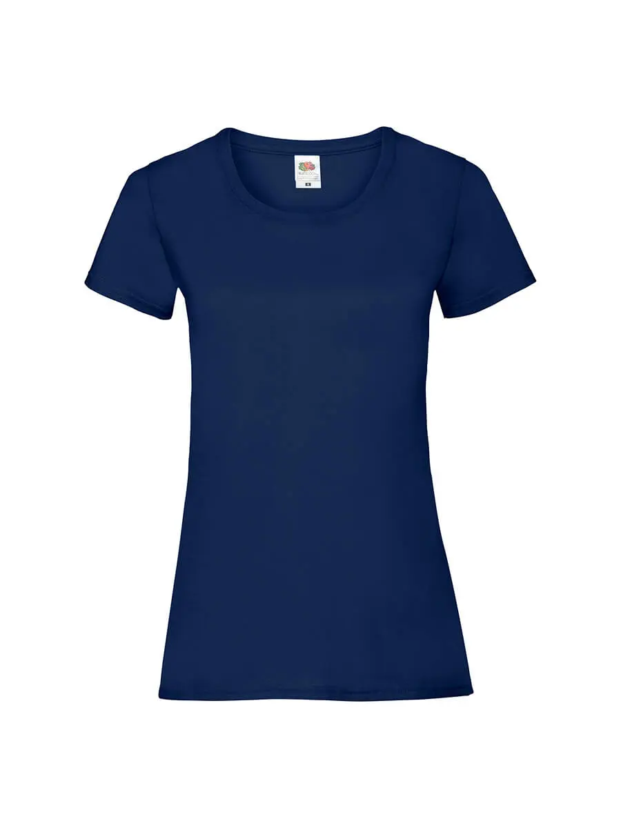 T-shirt donna girocollo manica corta in 100% cotone 165 g Blu navy – Navy T-shirt donna girocollo manica corta in 100% cotone 165 g Blu navy – Navy