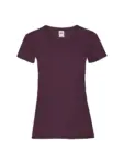 T-shirt donna girocollo manica corta in 100% cotone 165 g