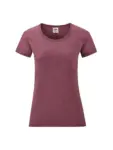 T-shirt donna girocollo manica corta in 100% cotone 165 g