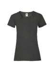 T-shirt donna girocollo manica corta in 100% cotone 165 g