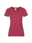 T-shirt donna girocollo manica corta in 100% cotone 165 g