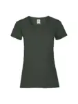T-shirt donna girocollo manica corta in 100% cotone 165 g