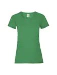 T-shirt donna girocollo manica corta in 100% cotone 165 g