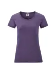 T-shirt donna girocollo manica corta in 100% cotone 165 g