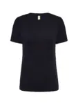 T-shirt donna girocollo manica corta slim fit 130 g