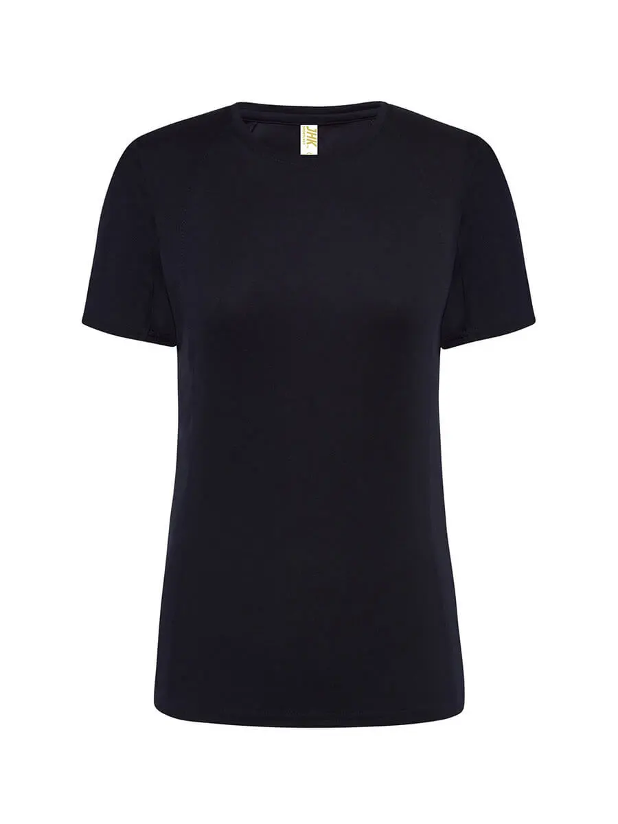 T-shirt donna girocollo manica corta slim fit 130 g Blu navy T-shirt donna girocollo manica corta slim fit 130 g Blu navy