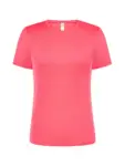 T-shirt donna girocollo manica corta slim fit 130 g