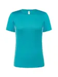 T-shirt donna girocollo manica corta slim fit 130 g