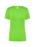 T-shirt donna girocollo manica corta slim fit 130 g