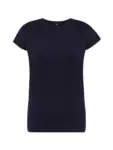 T-shirt donna girocollo manica corta slim fit in 100% cotone 150 g