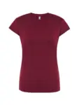 T-shirt donna girocollo manica corta slim fit in 100% cotone 150 g