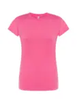 T-shirt donna girocollo manica corta slim fit in 100% cotone 150 g