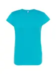 T-shirt donna girocollo manica corta slim fit in 100% cotone 150 g
