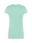 T-shirt donna girocollo manica corta slim fit in 100% cotone 150 g
