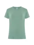 T-shirt donna girocollo manica corta slim fit in 100% cotone 150 g