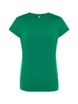 T-shirt donna girocollo manica corta slim fit in 100% cotone 150 g