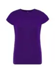 T-shirt donna girocollo manica corta slim fit in 100% cotone 150 g