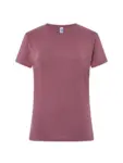 T-shirt donna girocollo manica corta slim fit in 100% cotone 150 g