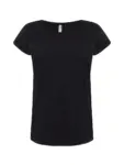 T-shirt donna scollo a v manica corta in 100% cotone 120 g – 2E7CLZKCB