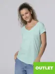 T-shirt donna scollo a v manica corta in 100% cotone 120 g – 2ED3IJQ06