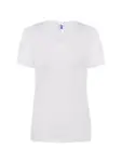 T-shirt donna scollo a v manica corta in 100% cotone 145 g