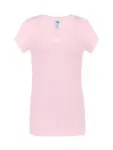 T-shirt donna scollo a v manica corta in 100% cotone 145 g