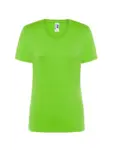 T-shirt donna scollo a v manica corta in 100% cotone 145 g