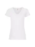 T-shirt donna scollo a v manica corta in 100% cotone 165 g