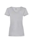 T-shirt donna scollo a v manica corta in 100% cotone 165 g