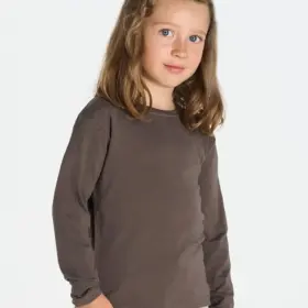 T-shirt manica lunga bambino girocollo in 100% cotone 155 g