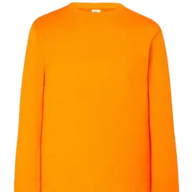 T-shirt manica lunga bambino girocollo in 100% cotone 155 g Arancione