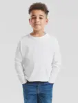 T-shirt manica lunga bambino girocollo in 100% cotone 165 g