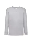 T-shirt manica lunga bambino girocollo in 100% cotone 165 g