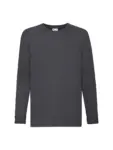 T-shirt manica lunga bambino girocollo in 100% cotone 165 g