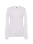 T-shirt manica lunga donna girocollo in 100% cotone 145 g