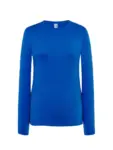 T-shirt manica lunga donna girocollo in 100% cotone 145 g