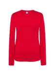 T-shirt manica lunga donna girocollo in 100% cotone 145 g