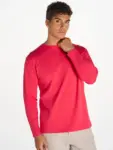T-shirt manica lunga uomo girocollo in 100% cotone 155 g