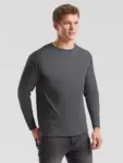 T-shirt manica lunga uomo girocollo in 100% cotone 165 g – 2E7W5DN8I