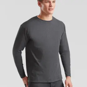 T-shirt manica lunga uomo girocollo in 100% cotone 165 g – 2E7W5DN8I