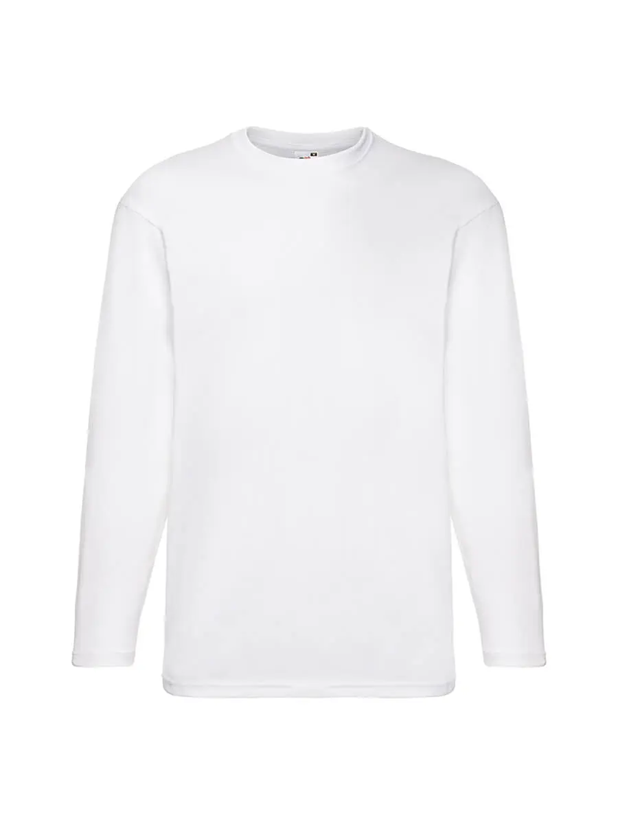 T-shirt manica lunga uomo girocollo in 100% cotone 165 g – 2E7W5DN8I Bianco T-shirt manica lunga uomo girocollo in 100% cotone 165 g – 2E7W5DN8I Bianco