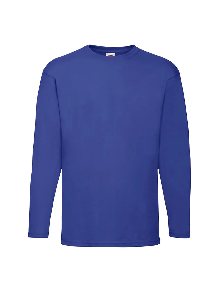 T-shirt manica lunga uomo girocollo in 100% cotone 165 g – 2E7W5DN8I Blu royal T-shirt manica lunga uomo girocollo in 100% cotone 165 g – 2E7W5DN8I Blu royal